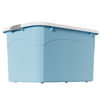 鑫木樽滑轮收纳箱68*49*40cm个