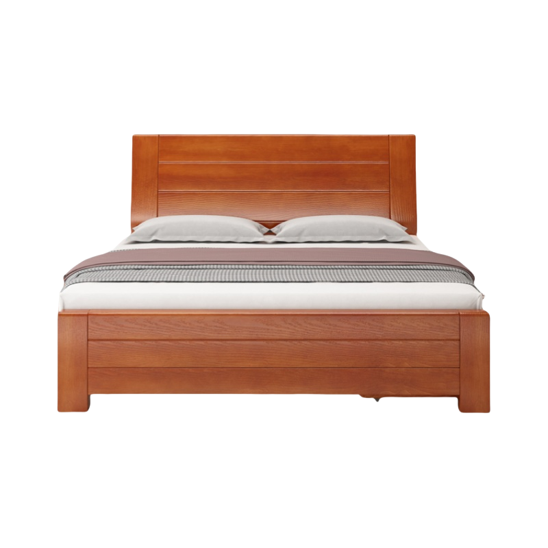 沣涢 双人床 1.8m床+5cm床垫 套