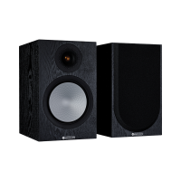 MonitorAudio/英国猛牌银100书架音箱无源发烧HIFI桌面发烧级音响黑橡木色