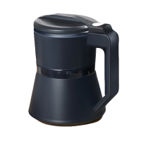 粉碎机小型家用打粉机超细研磨机中药五谷杂粮磨粉机多功能破碎机 蓝600ml网筛+1刀套筒刷子勺子