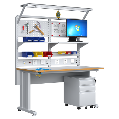 尔迈 防静电车间焊接维修台实验工作台1.5米KJD-JH款