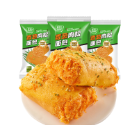 240g [共4包]香葱肉松面包卷香葱卷爆浆沙拉夹心面包学生即食早餐代餐一整箱早餐健身代餐饱腹零食