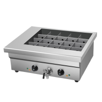 某关东煮机器商用多功能串串香豪华款麻辣烫锅商用20格40格小吃设备_15格关东煮豪华款