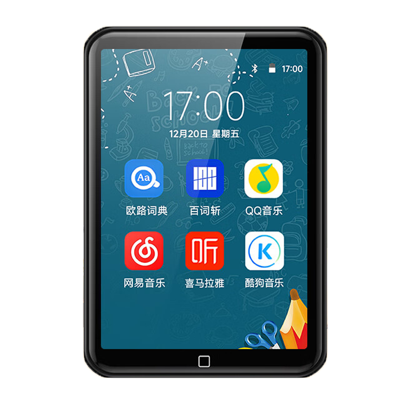 锐族D60mp4高中学生专用mp3随身听学生版英语听力wifi可上网听歌