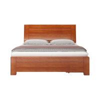 沣涢 木质单人床 1.2m床+10cm床垫 套
