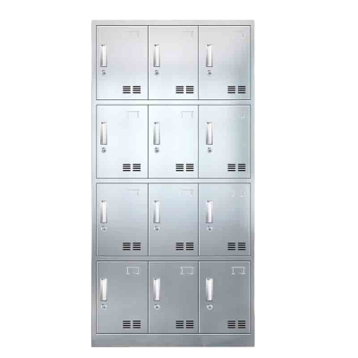 曌梵不锈钢储物柜十二门台