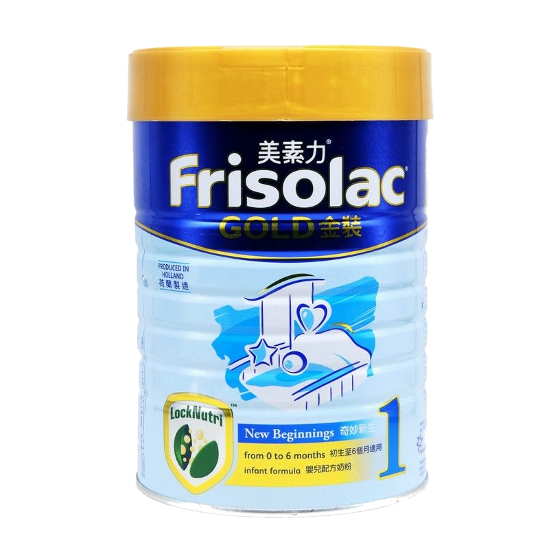 原装进口荷兰美素佳Friso儿金装婴幼儿配方奶粉1段(0-6个月)800g