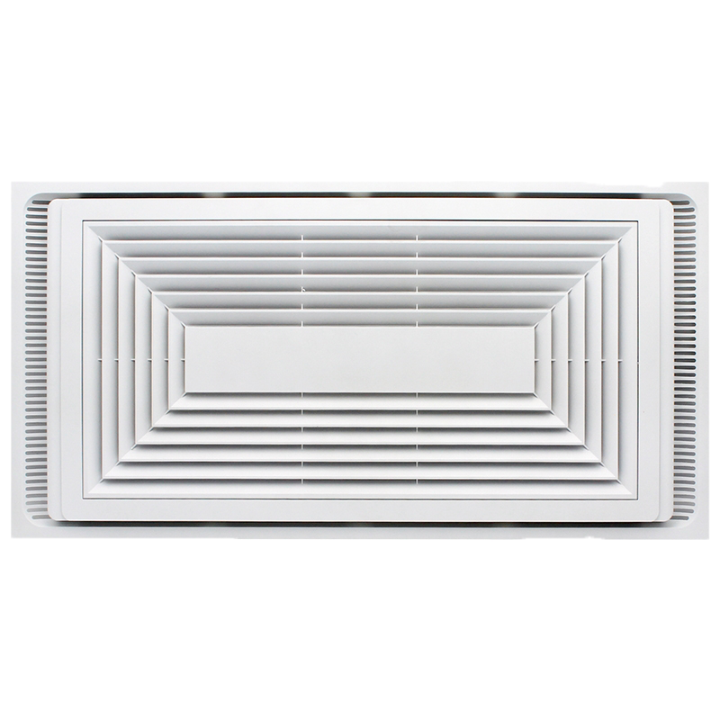 凉霸集成吊顶嵌入式厨房铝扣板卫生间冷风机电风扇300x300冷霸