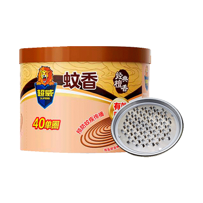 超威蚊香经典檀香160g(40圈)温和配方有效驱蚊气味清新雅致