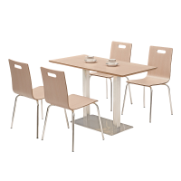 枢泽 四人位餐桌椅 一桌四椅 套