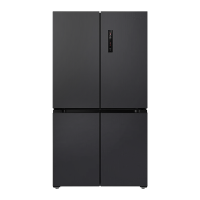 美的双系统循环冰箱531十字对开双开四门一级风冷无霜家用嵌入式