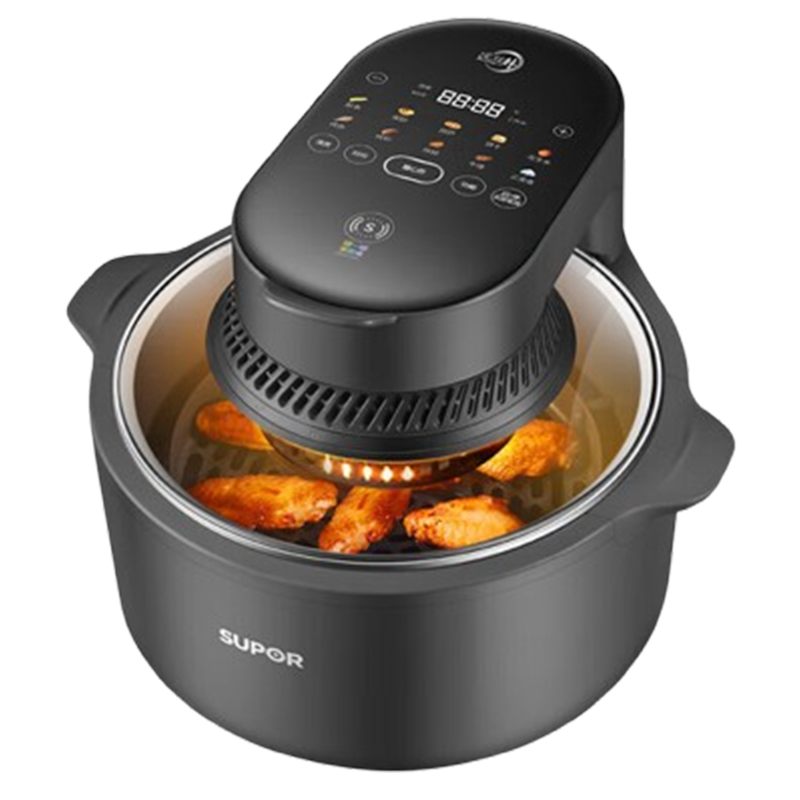 苏泊尔空气炸锅7L可视化上盖可拆洗蒸汽不粘炸篮KD70YQ87