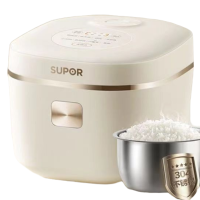 苏泊尔(SUPOR)电饭煲 微压家用电饭锅3L黄金容量不锈钢内胆0涂层多功能电饭煲智能预约煮粥煮饭锅 SF30FC971