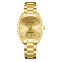 ORSGA手表女士日历石英表气质轻奢高颜值女表小众表送女友生日礼物推荐学生1200L