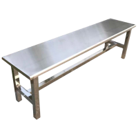 晋舰 不锈钢长条凳浴室凳更衣室换鞋凳休息区长凳 长150宽35高45cm