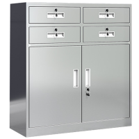 班龙资料柜四斗对开90*40*100cm台