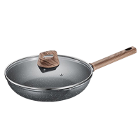 苏泊尔煎锅28cm平底不粘麦饭石色耐磨少油烟EJ28LBP01-BK