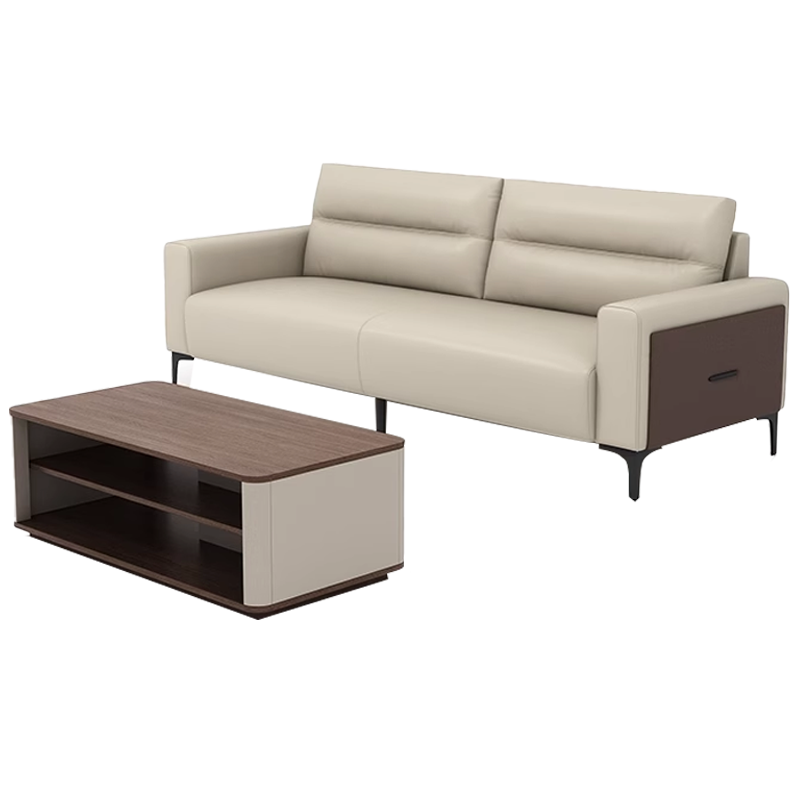 筑亮 沙发茶几组合 三人位+茶几 套