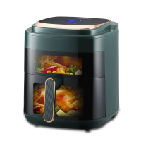 苏宁宜品 空气炸锅 熔岩9触控版8L大容量上下可视低脂无油烟大功率薯条机ZG023E(SNYP-ZG8L-P09S)