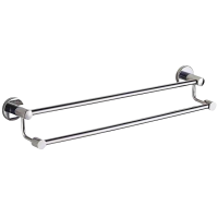 静科不锈钢毛巾架双杆60cm个