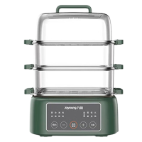 九阳电蒸锅13.5L家用透明可视智能预约电蒸锅DZ135HG-GZ598