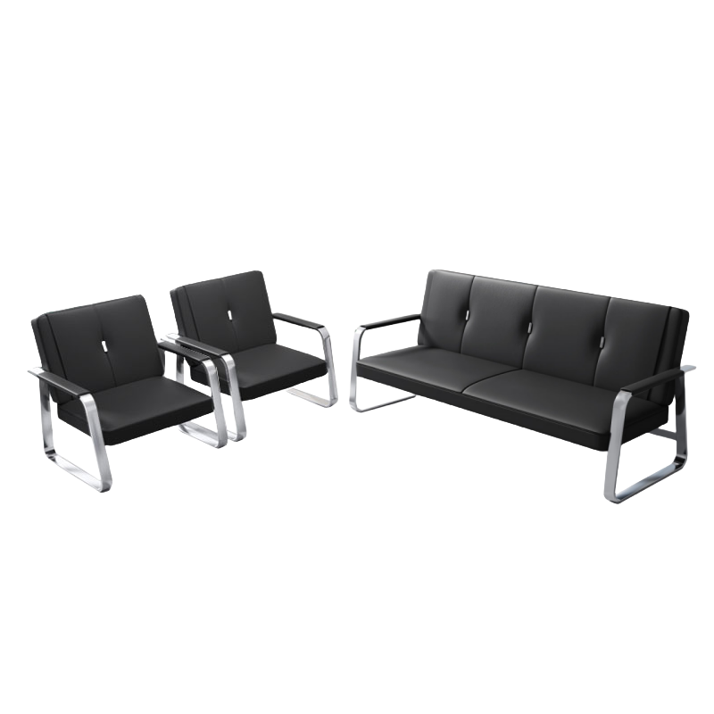 悦兴诚休闲沙发黑色181*69*84cm(1+3)套