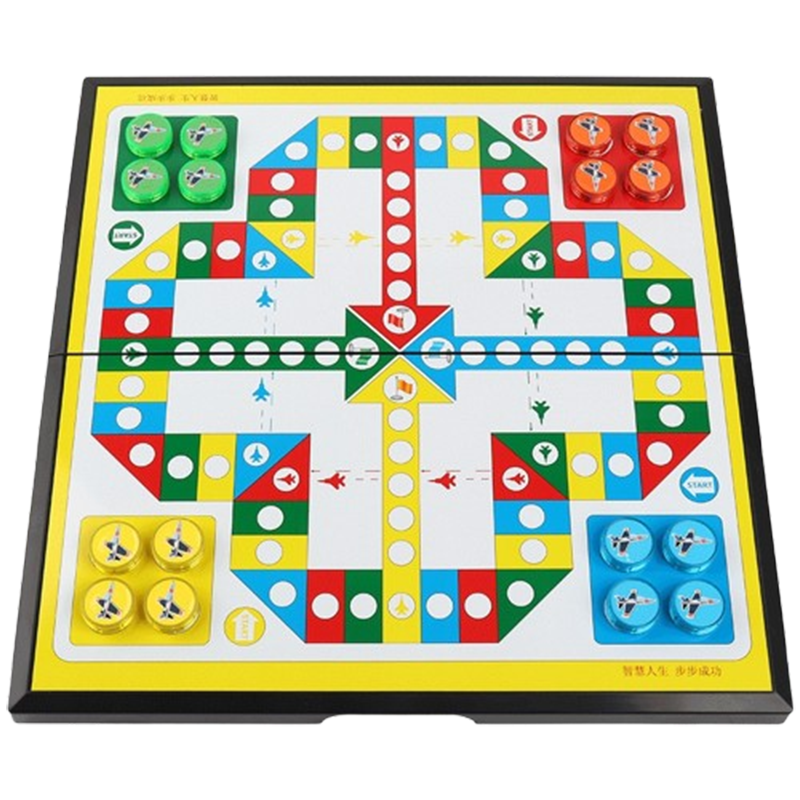 妖怪多功能合一棋盘飞行棋跳棋五子棋围棋牌斗兽棋类大儿童益智玩具