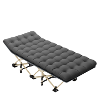 枢泽 行军床 190cm圆管灰色+珍珠棉垫 张