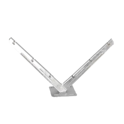 瑞吉君 刀刺滚笼镀锌支架 V型 个