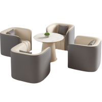 悦兴诚洽谈桌84*70*72cm(1+1+1+1+圆茶几)套