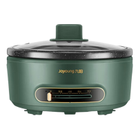 九阳电火锅4L麦饭石色不粘內胆大容量电火锅HG40-G116