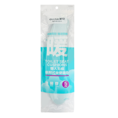 茶花 懒人无痕吸附式坐便器垫(5对装)5对 /套
