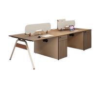 荺炬办公桌四人位张