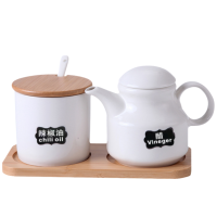 [疆不凡]陶瓷醋壶辣椒罐20*10*10cm套