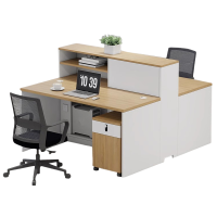 烁恒屏风工位1.4m含柜椅套