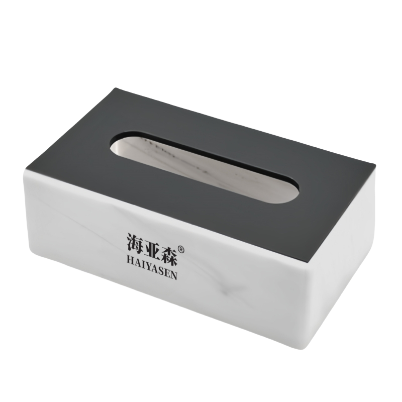 海亚森 TK-1061 纸巾盒 21*11.5*5.7cm 水墨白 (单位:个)