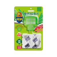 超威电热蚊香片清香艾草12片+加热器温和配方有效驱蚊