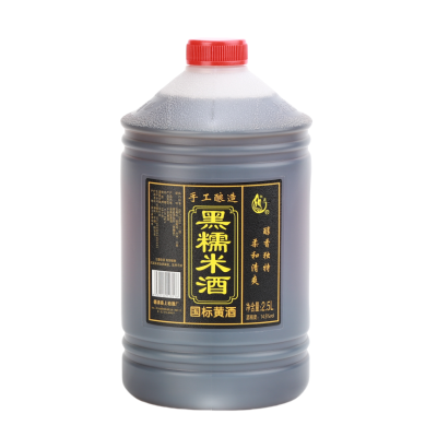 湘溪手工酿造黑糯米酒干型清爽型国标黄酒2.5L/桶