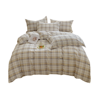 伊伊爱 绵柔亲肤原棉老粗布系列三件套