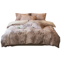 华夏盛锦 数码全棉磨毛四件套华丽乐章 200*230CM HXSJ-YMX014 套