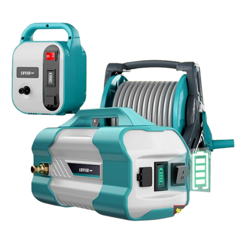 绿一充电式抽水泵农用浇菜浇水机自动灌溉水泵家用户外浇花抽水机