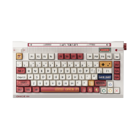 雷神有线/无线/蓝牙三模ONCE81客制化机械键盘gasket 电竞游戏全键热插拔 ONCE81 红白机热升华版 FC轴