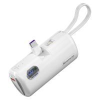 纽曼移动充电器/充电宝AP01数显版白色超便携可作支架5000毫安