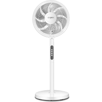 扬子电风扇家用落地扇轻音立式风扇可遥控大风力宿舍卧室电扇 机械款八叶