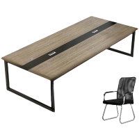 铭羽洋会议桌2000*1000*740mm+6椅套