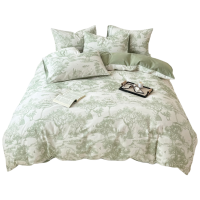 华夏盛锦 40s斜纹全棉印花四件套床单款 2.0m HXSJ-JC08 套