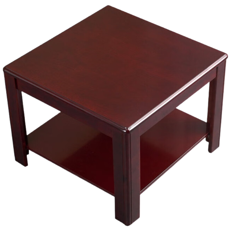 锦北 茶几客厅双层长几短几小户型边桌沙发边几喝茶桌子 A款短几