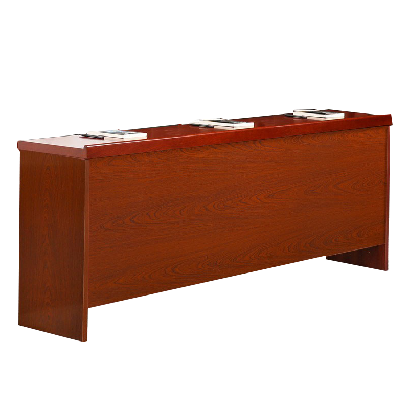 质凡橡胶木培训桌条桌长条学习听讲桌 120*50*75cm