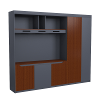 合祥源 板式文件柜分左右 2400*400*2000mm W199CF-2400 组