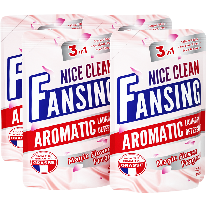 蓝漂(Lampure)HX-361923浣馨洗衣液家用香味持久清洗液去污渍450g*2袋装